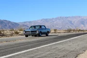 Test driving the Pontiac GTO.