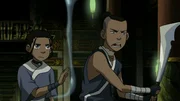 L-R: Katara, Sokka