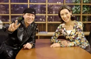Klaus Meine (Leadsänger der Scorpions) und Sabine Sauer.