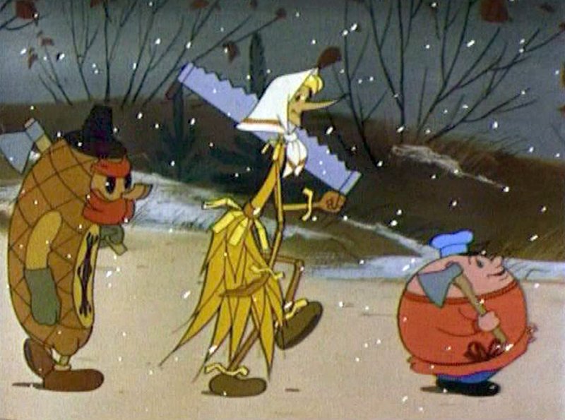 Die drei Holzfäller