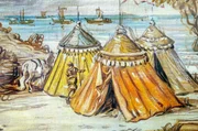 Das Lager der griechischen Armee vor Troja