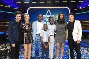 The Melisizwe Brothers with Judges and Host (L-R: David Dobrik, Debbie Gibson, The Melisizwe Brothers, Ciara, Nick Lachey)