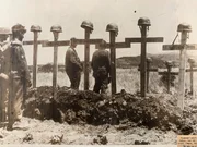 German Graves during Battle
