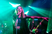 Die Band "Jane Lee Hooker" mit Sängerin Dana 'Danger' Athens.