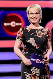 Quickie - Moderatorin Andrea Ballschuh.