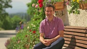 Moderator Florian Schrei.