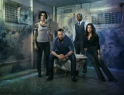 (2. Staffel) - Kurt Weller (Sullivan Stapleton, 2.v.r.), Zapata (Audrey Esparza, r.) und Edgar Reed (Rob Brown, 2.v.r.) haben eine schwere Zeit hinter sich, nachdem Jane (Jaimie Alexander, l.) und Büroleiterin Mayfair spurlos verschwunden sind. Als die tätowierte Unbekannte wieder auftaucht, können und wollen die drei NSA-Agenten ihr nicht erneut das Vertrauen schenken ...