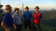 Die Sänger des Haushamer Bergwachtgsang.