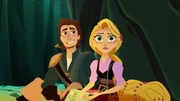L-R: Flynn Rider, Rapunzel