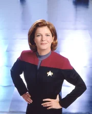 Captain Janeway (Kate Mulgrew).