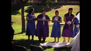 Ashley at her friend's wedding.