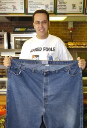 Jared Fogle during Jared Fogle Launches "Fight The Fat" Campaign at Subway, Charing Cross in London, Great Britain. (Photo by David Lodge/FilmMagic)