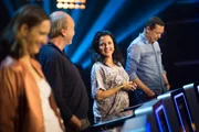 Barbara Fleissner (ServusTV Moderatorin), Miguel Herz-Kestranek (Schauspieler und Buchautor), Nadja Maleh (Kabarettistin) und Alex Kristan (Kabarettist)