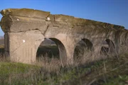 Ruine eines Raketenbunkers