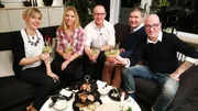 V.l.: Gastgeberin Anne-Kathrin, Sarah, Kristian, Bernhard und Lutz.