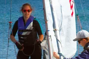 Darlin beim segeln
