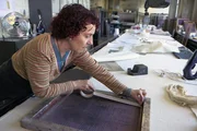 Carmen Hijosa, eine 62-jährige Designerin, hat ein "Pflanzenleder" aus Ananasblattfasern entwickelt.