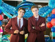 Links: Jonny Gray (Bruno), rechts: Callan Potter (Boots)