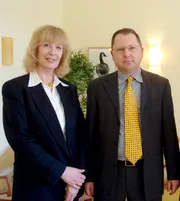 Meggy Steffens, Dr. Shlomo Shpiro.