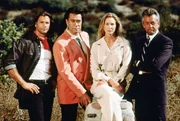 3. Staffel: (v.l.): Reno Raines (Lorenzo Lamas), Bobby Sixkiller (Branscombe Richmond), Cheyenne Phillips (Kathleen Kinmont) und Marshal Dixon (Stephen J. Cannell)