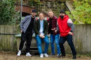 (v.l.n.r.) Dominik Porschen; Phil; C-Bas; Chris