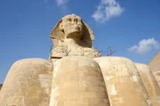 Die Große Sphinx von Gizeh.