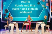 Mirja Boes, Moderatorin Ruth Moschner (M.) und Martin Rütter