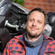 Christian Vogel umreiste 2015 mit dem Motorrad die Welt.
