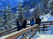 Hanno Settele im Interview mit Robert Groß in der Flachau.