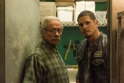 L-R: Felipe Reyes (Edward James Olmos) and Ezekiel 'EZ' Reyes (JD Pardo)