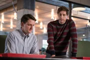 L-R:  Donald 'Jared' Dunn (Zach Woods) und Richard Hendricks (Thomas Middleditch)