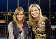 Von links: Schauspielerin Gesine Cukrowski und Moderatorin Nina Ruge.