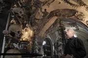 Prague, Czech Republic - Gabriel Ronay (Main Contributor) in Ossuary - The Church of Bones.