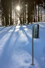 Der Berg Schauinsland bei Freiburg ist gut gelegen, um von dort Strahlung zu messen.