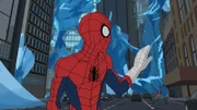 Spider-Man / Peter Parker (voiced by Robbie Daymond)