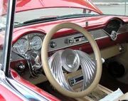 bel air, chevrolet, classic car, red car, convertible, antique, auto, automobile, classic, nostalgia, red, restoration ,