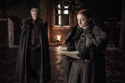 On right: Sansa Stark (Sophie Turner)