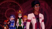 L-R: Mysticon Styker, Choko, Mysticon Ranger, Mysticon Dragon Mage, Mysticon Knight and Malvaron.