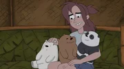 Karla and the baby bears (Ice Bear, Grizzly, Panda)