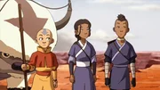 L-R: Aang, Katara, Sokka