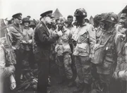 Eisenhower bei 101. Fallschirmjägern
