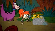 L-R: Dino, Pebbles