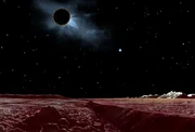 Totale Sonnenfinsternis.