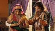 Kaiser Jalal Akbar (Rajat Tokas, re)
Königin Jodha Bai (Paridhi Sharma, li)