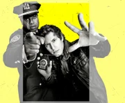 1. Staffel: Captain Ray Holt (Andre Braugher, l.) und Jake Peralta (Andy Samberg)