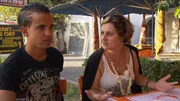 Nadja und Marwen diskutieren.