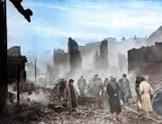 Coventry city, november 1940. colorised version