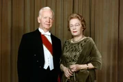 Die Bonner Jahre - Ehemaliger Bundespräsident Heinrich Lübke mit seiner Ehefrau Wilhelmine Lübke (Foto, 1968) -
