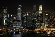 City at night.
