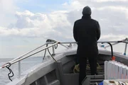 Picture Shows: David Hayman on board ship in Scapa Flow, Orkney